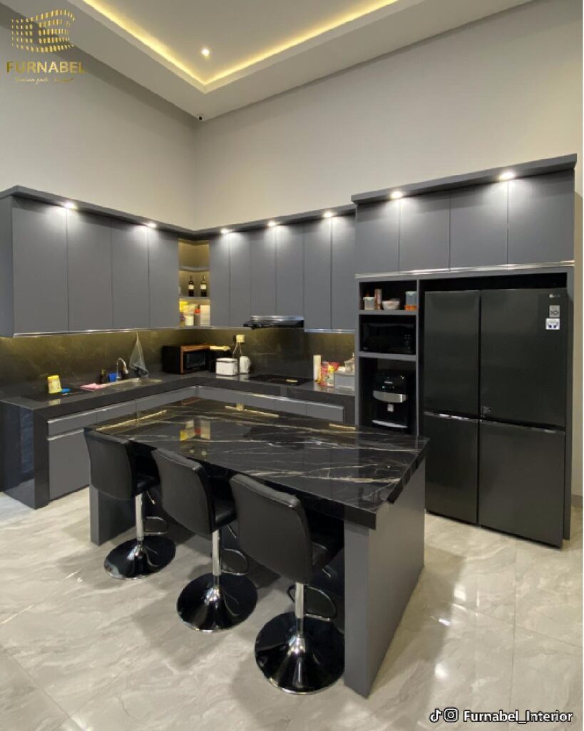 Interior kitchen set